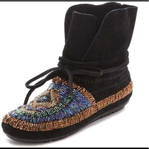 House of Harlow 1960 Madison Beaded Moccasins